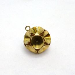 8mm Kugelanhänger gold