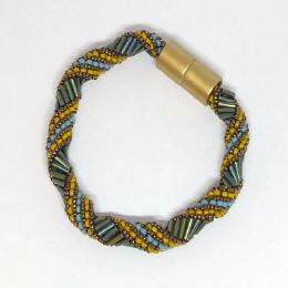 Delica Armband Türkis Grün